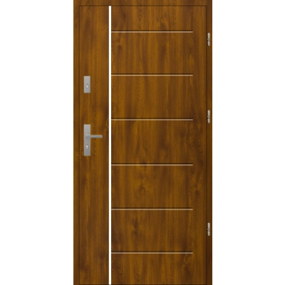 Drzwi T41 A1 INOX Złoty Dąb 55 mm